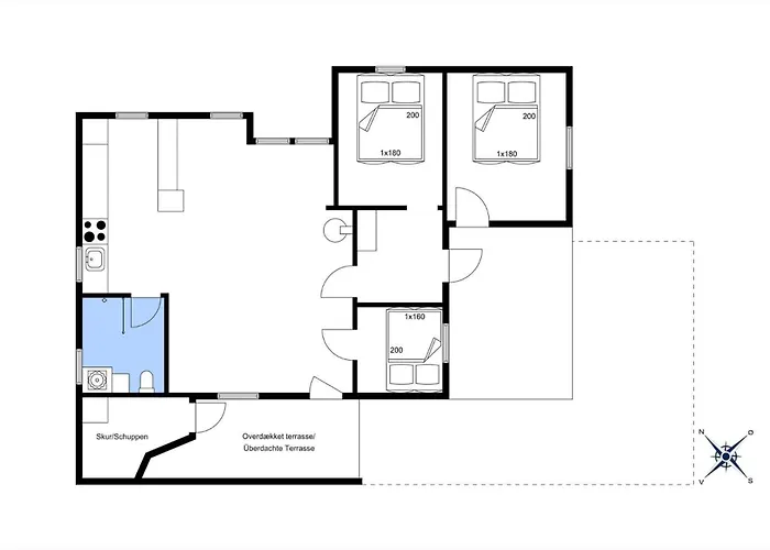 873-thisted-blamunkevej-67 別荘 ティステズ